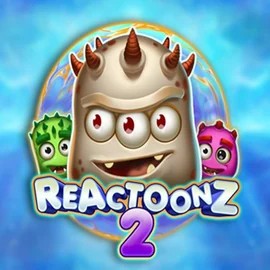 Reactoonz 2 game by Play’n GO – logo hosted on Slotexo Casino