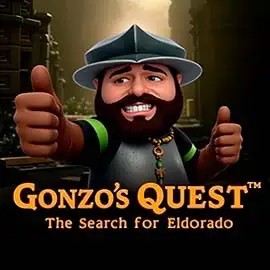 Gonzo's Quest by NetEnt, showcased at www.slot-exo-casino.com – game logo