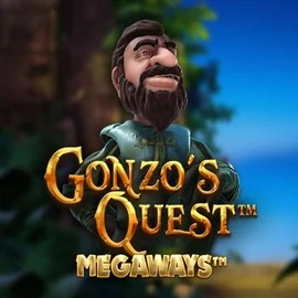 Gonzo's Quest Megaways slot logo by Red Tiger Gaming at Slotexo Casino
