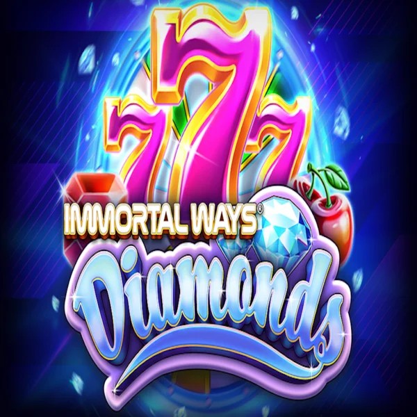 Immortal Ways Diamonds slot logo by RubyPlay at Slotexo Casino