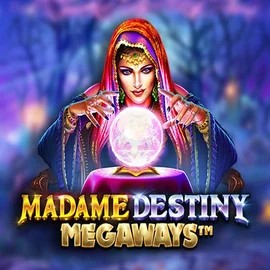 Madame Destiny Megaways logo by Pragmatic Play Slotexo Casino
